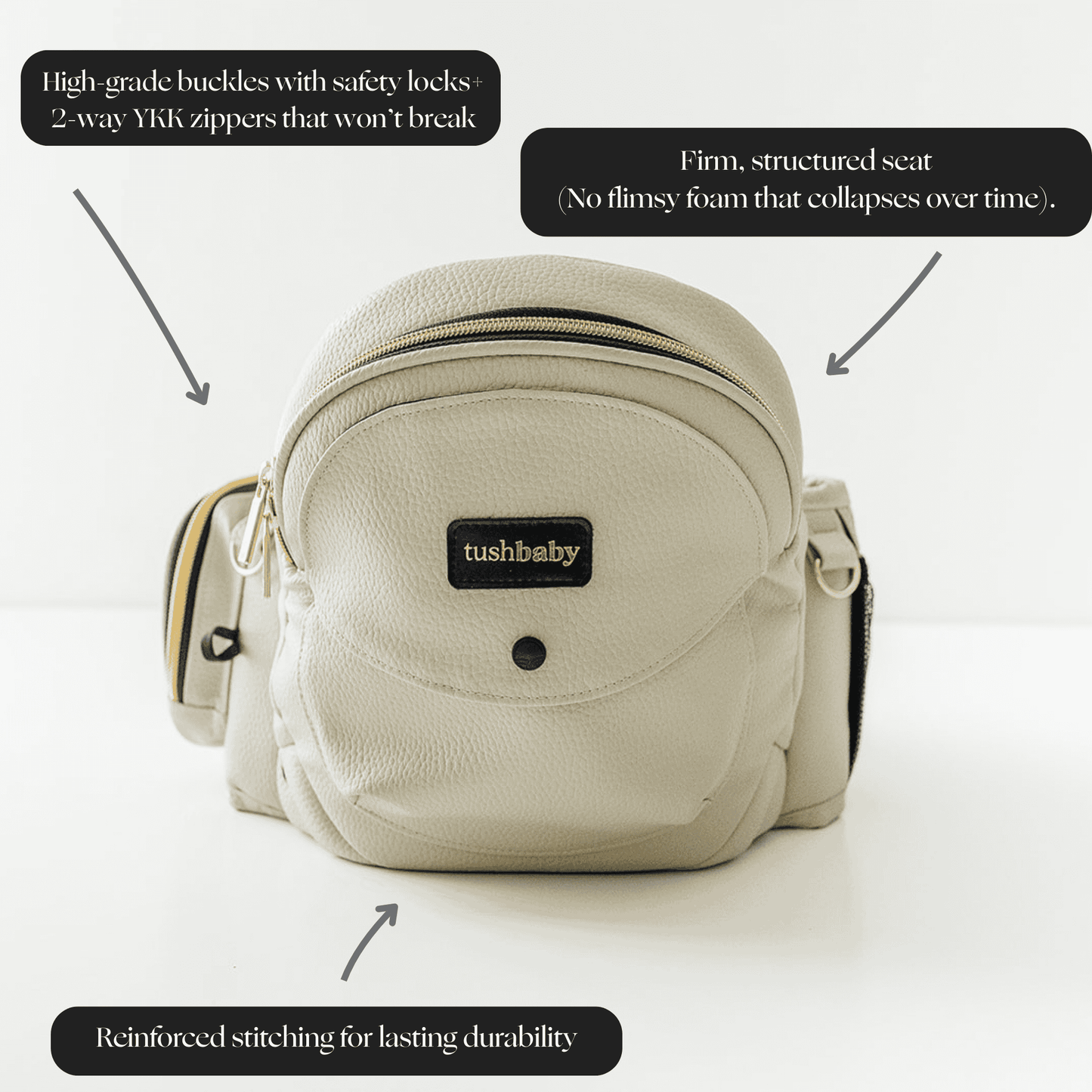 Tushbaby Hip Carrier - Ergonomic Baby Carrier & Hip Seat