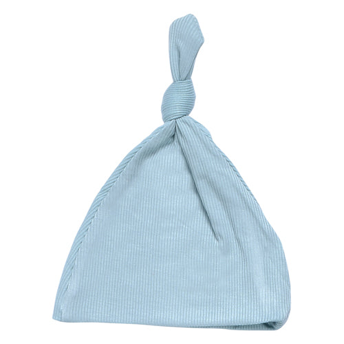 Three Little Tots Ribbed Blue Bird Hat