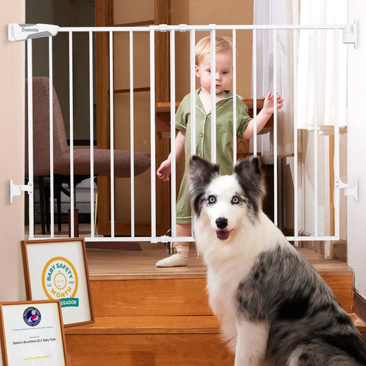 Babelio Boundless B17 | No-Trip Hardware-Mounted Baby Gate
