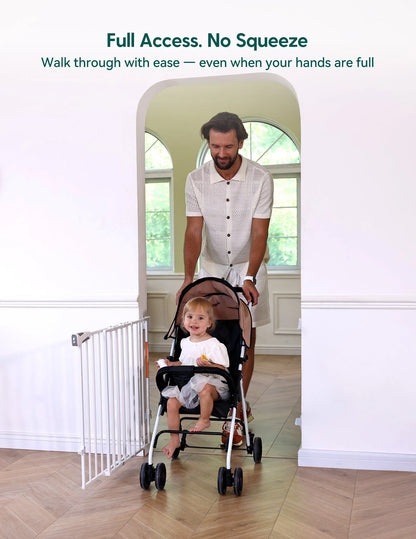 Babelio Boundless B17 | No-Trip Hardware-Mounted Baby Gate