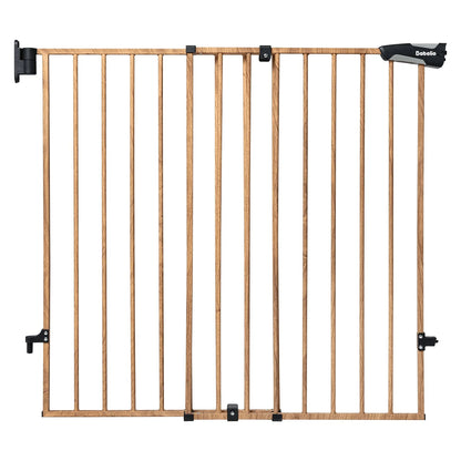 Babelio Boundless B17 Wood Pattern | Safety Baby Gate for Stairs