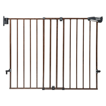 Babelio Boundless B17 Wood Pattern | Safety Baby Gate for Stairs