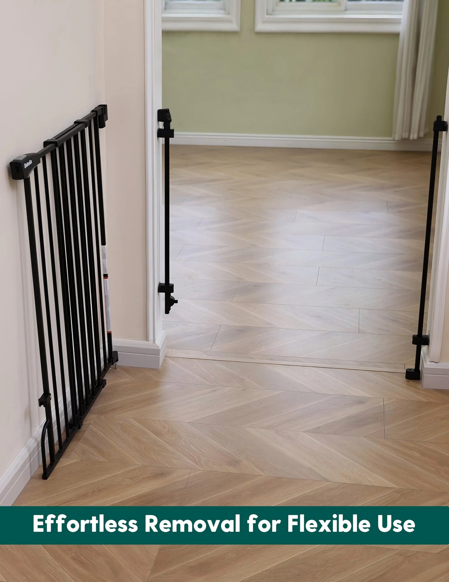 Babelio Boundless R30 ProFlex | Removable No-Trip Baby Gate
