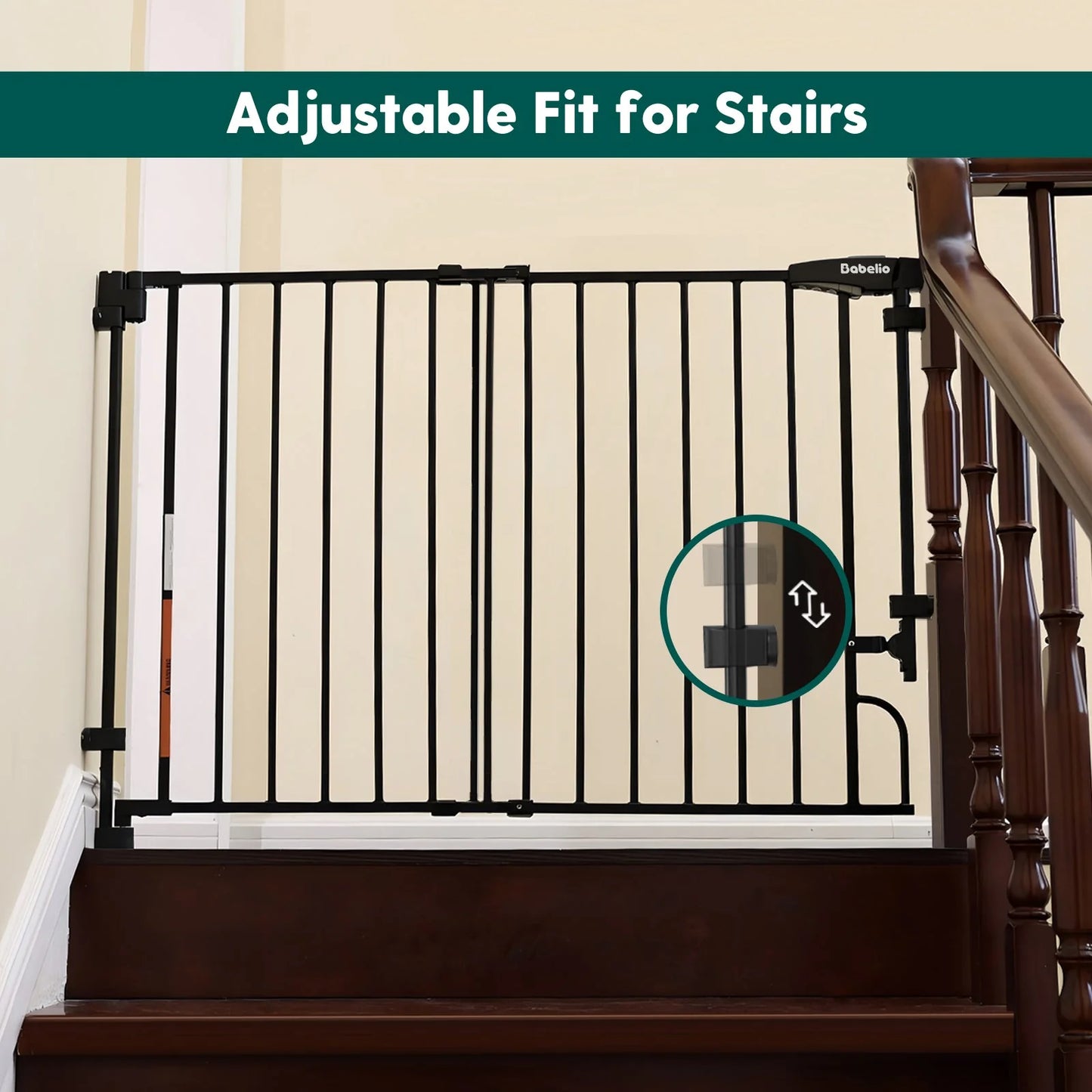 Babelio Boundless R30 ProFlex | Removable No-Trip Baby Gate