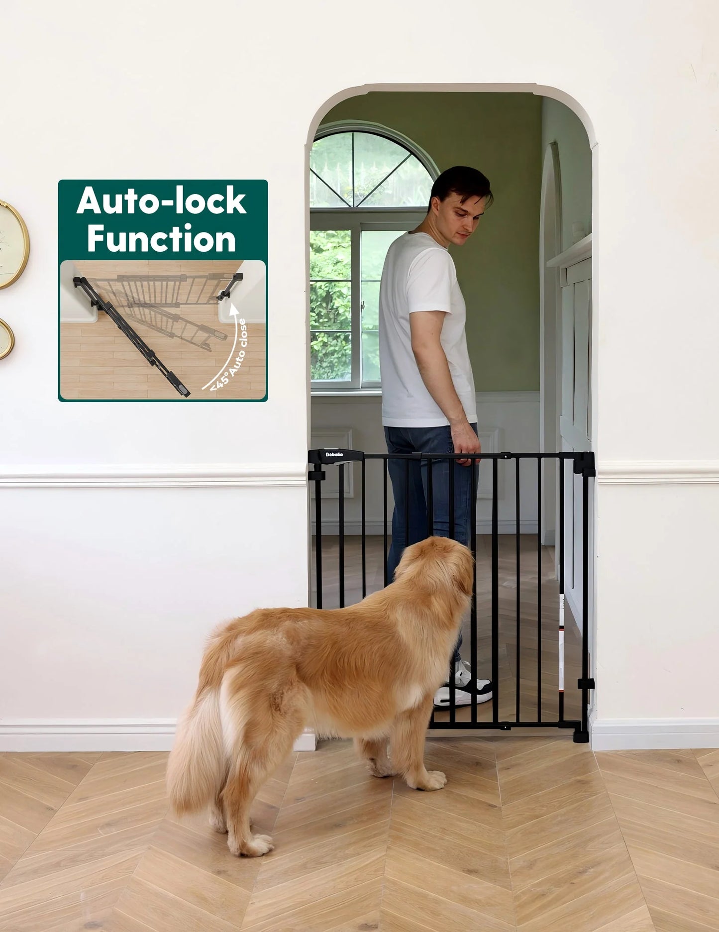 Babelio Boundless R30 ProFlex | Removable No-Trip Baby Gate