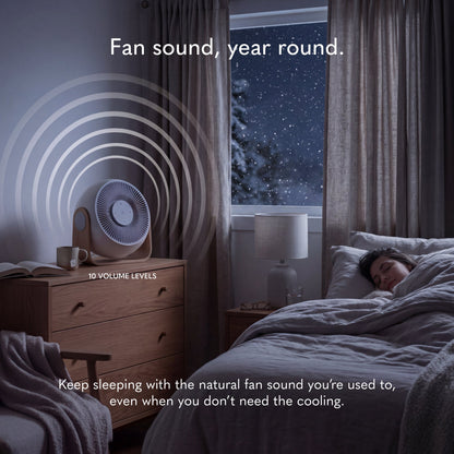 SNOOZ Breez 2 | 2-in-1 Smart Bedroom Fan & White Noise Machine