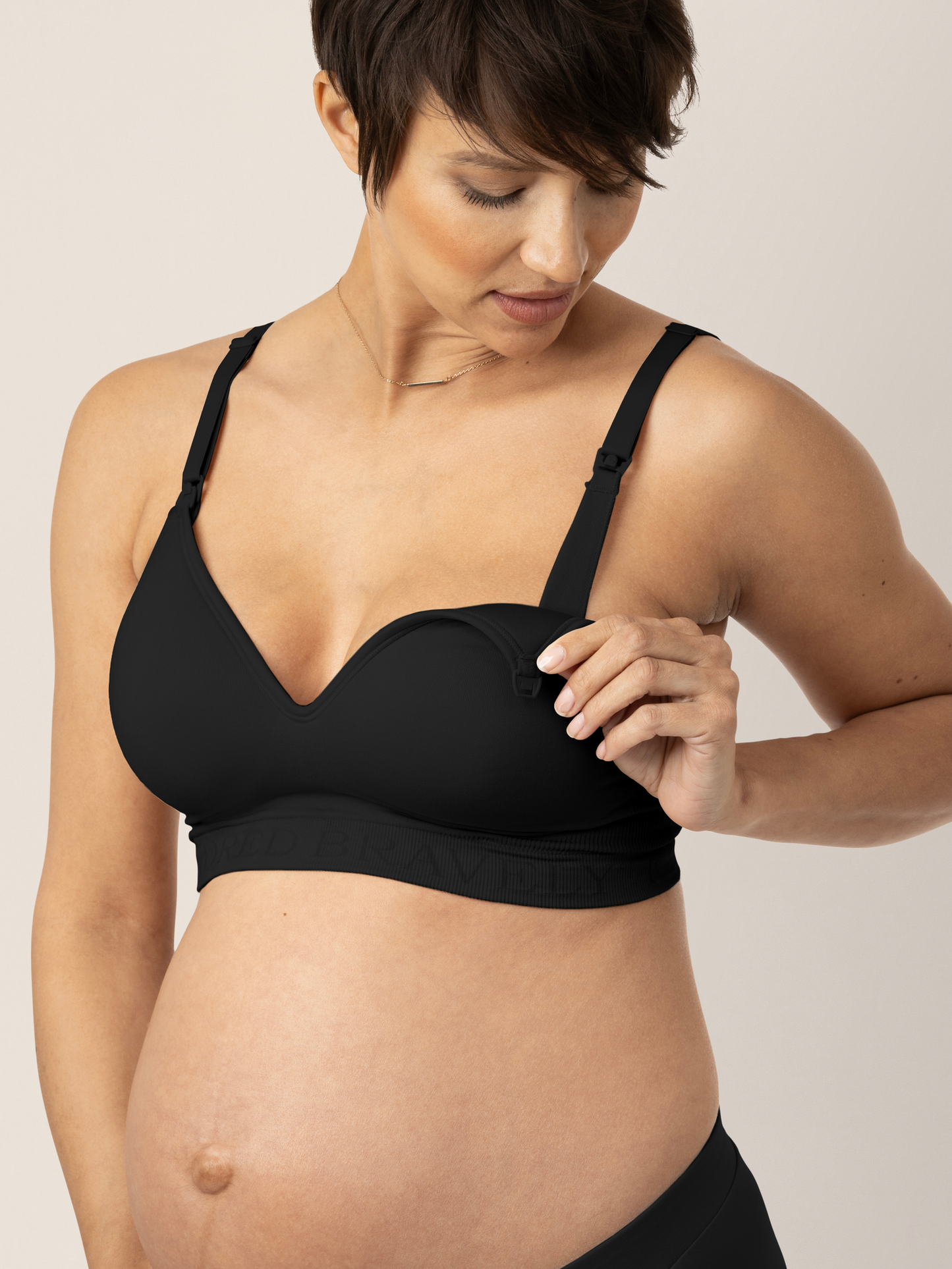 Kindred Bravely Signature Sublime Contour Maternity & Nursing Bra Black