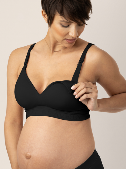 Kindred Bravely Signature Sublime Contour Maternity & Nursing Bra Black