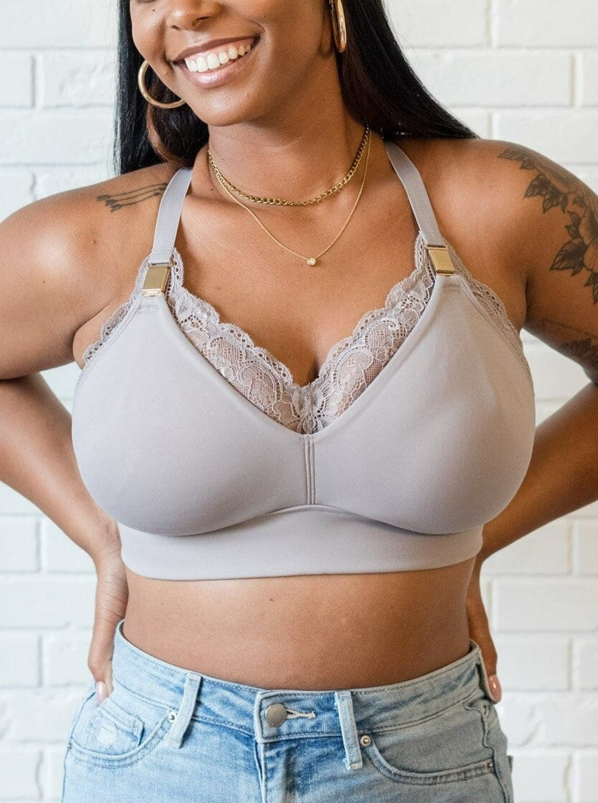 Davin & Adley Ella Maternity, Nursing & Pumping Bralette (Convertible Straps)