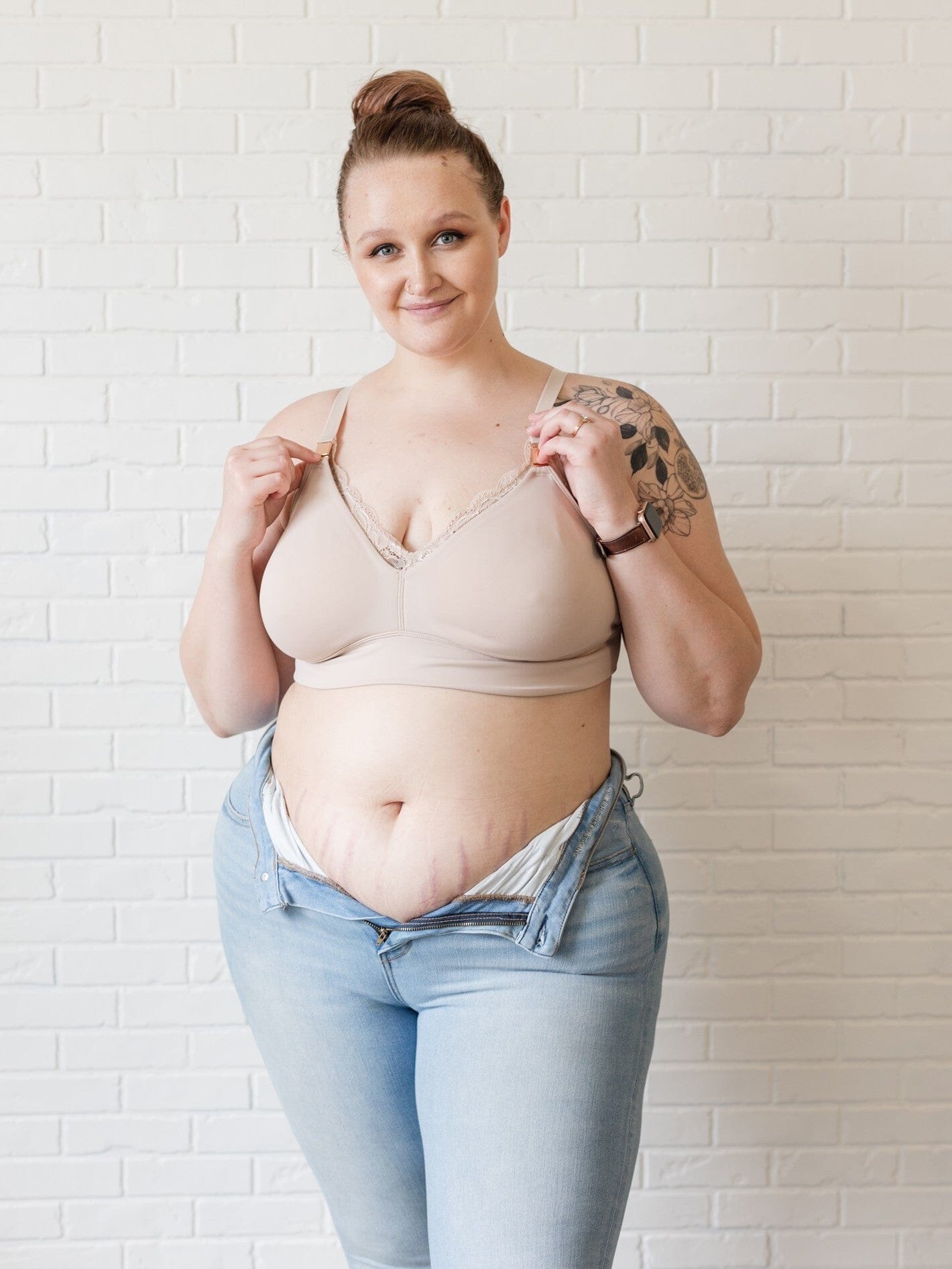 Davin & Adley Ella Maternity, Nursing & Pumping Bralette (Convertible Straps)