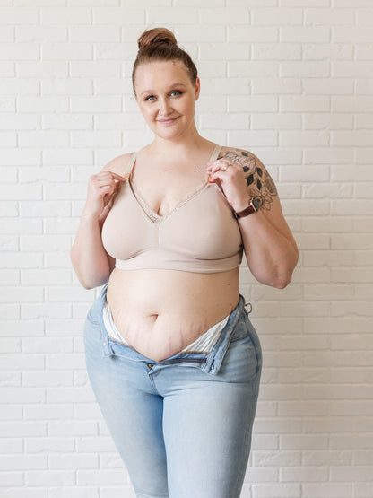 Davin & Adley Ella Maternity, Nursing & Pumping Bralette (Convertible Straps)