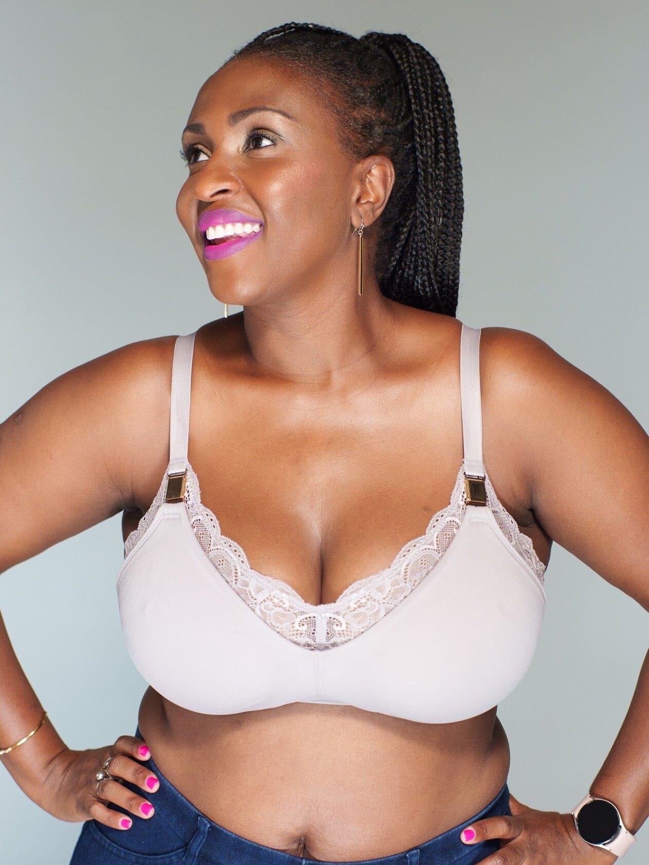 Davin & Adley Ella Maternity, Nursing & Pumping Bralette (Convertible Straps)