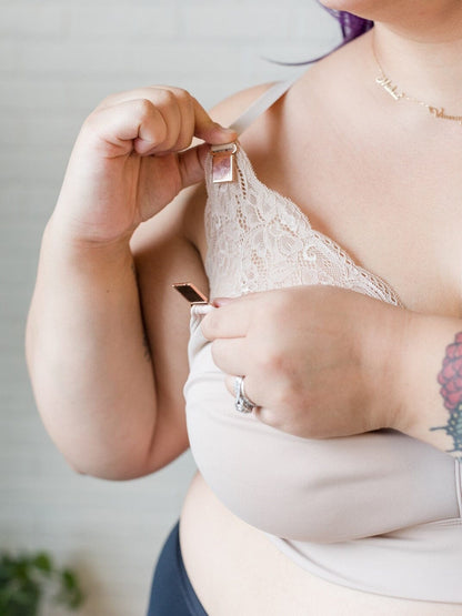 Davin & Adley Ella Maternity, Nursing & Pumping Bralette (Convertible Straps)