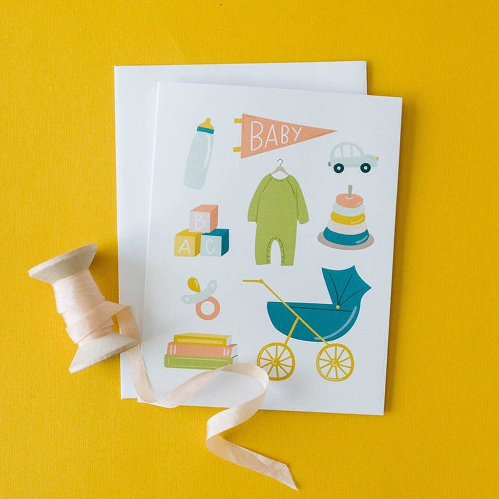 Baby Illustrations Greeting Card