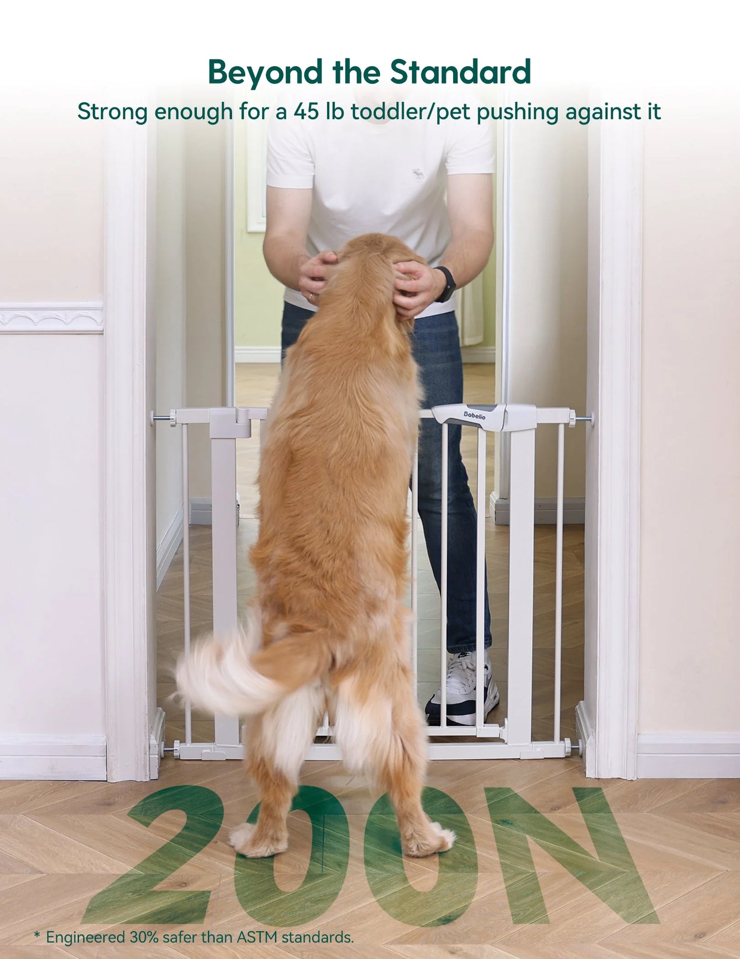 Babelio PressGuard P7 | Expandable Pressure-Mounted Baby Gate