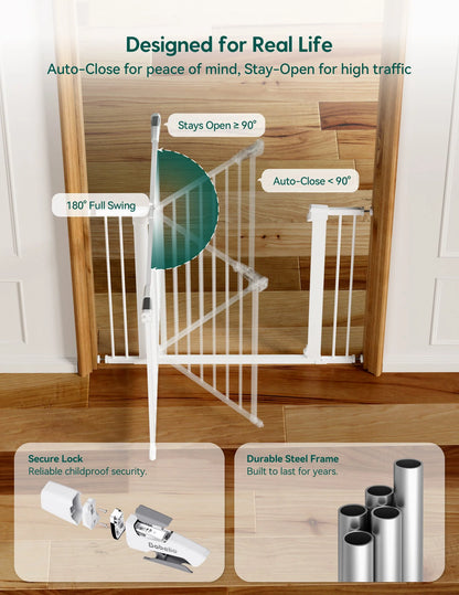 Babelio PressGuard C5&P7 | Versatile Baby Safety Gate