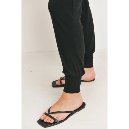 Rayon Modal Maternity Jogger Pant with Pockets