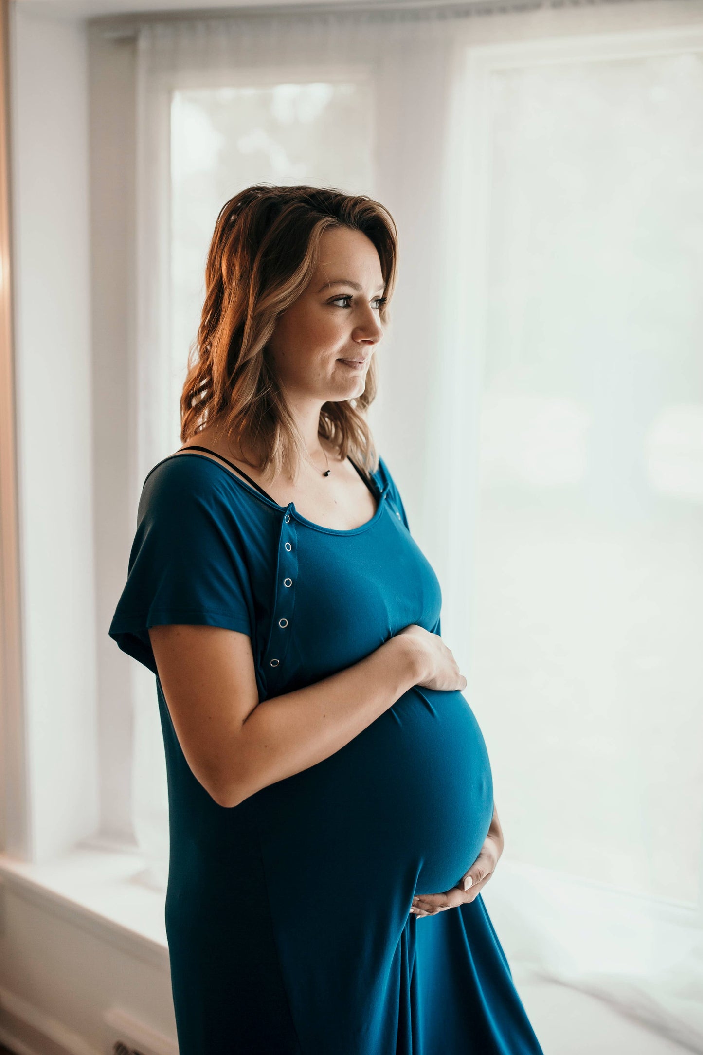 Maternity Mommy Labor and Delivery/ Nursing Gown