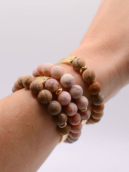 Mom Stone Stretch Bracelet