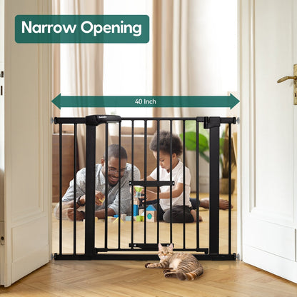 Babelio CatPrivilege F7 | Large Sliding Pet Door Baby Gate