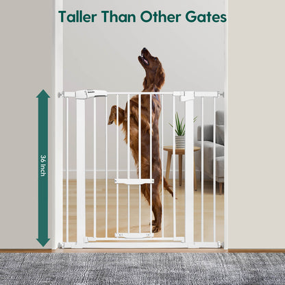 Babelio CatPrivilege F7 | Large Sliding Pet Door Baby Gate