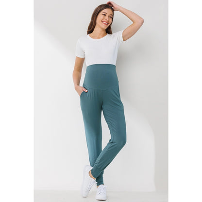 Rayon Modal Maternity Jogger Pant with Pockets