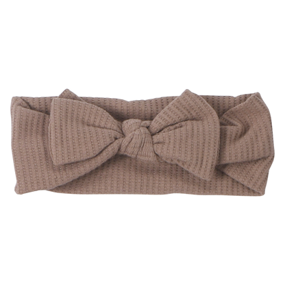 Three Little Tots Cocoa Sands Brown Waffle Headband