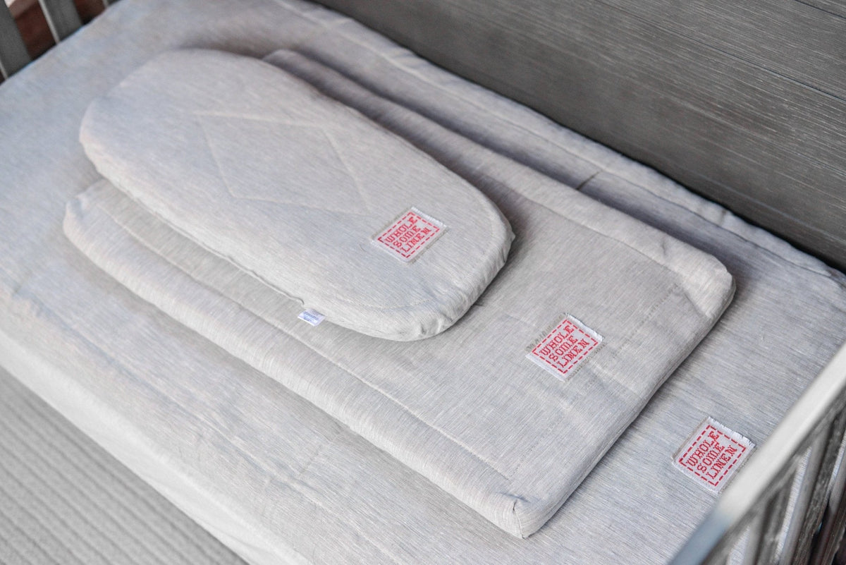 Wholesome Linen Custom Organic Flax Mattress Pad