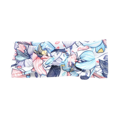 Three Little Tots Flower Bloom Knotted Headband Bow