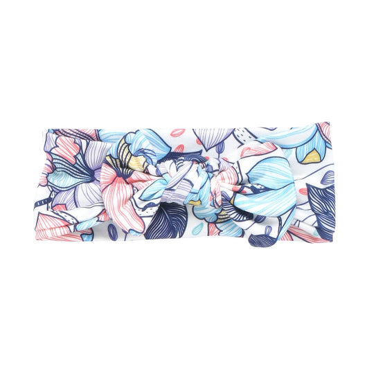 Three Little Tots Flower Bloom Knotted Headband Bow