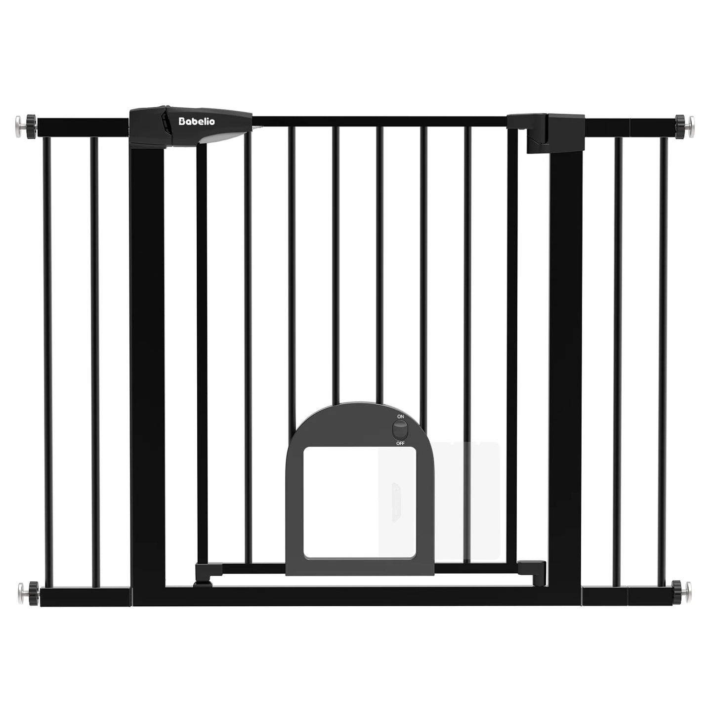 Babelio CatPrivilege T7 | Expandable Baby Gate with Cat Door