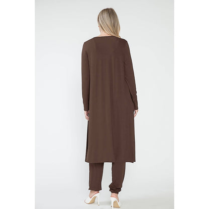 Maternity Jogger Pants Jumpsuit & Maxi Long Cardigan Sets