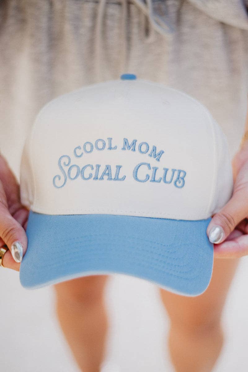 Cool Mom Social Club Mother's Day Retro Two-Toned Hat