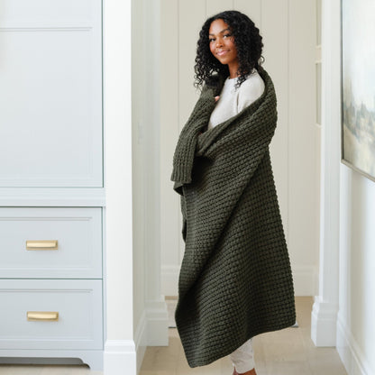 Saranoni Waffle Knit Throw Blankets