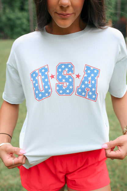 Movemama Relaxed Fit Zip Breastfeeding Tee - Special USA Edition (Final Sale)