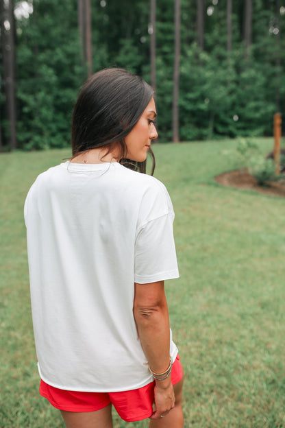 Movemama Relaxed Fit Zip Breastfeeding Tee - Special USA Edition (Final Sale)