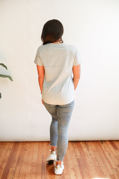 Movemama Full Zip Breastfeeding Tee