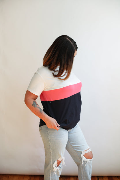 Movemama Full Zip Breastfeeding Tee