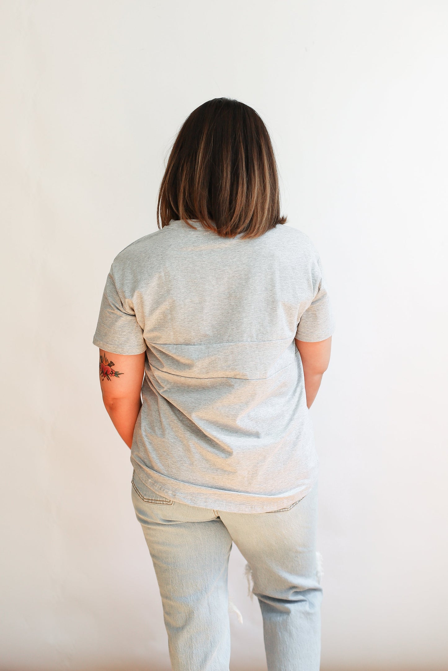 Movemama Full Zip Breastfeeding Tee