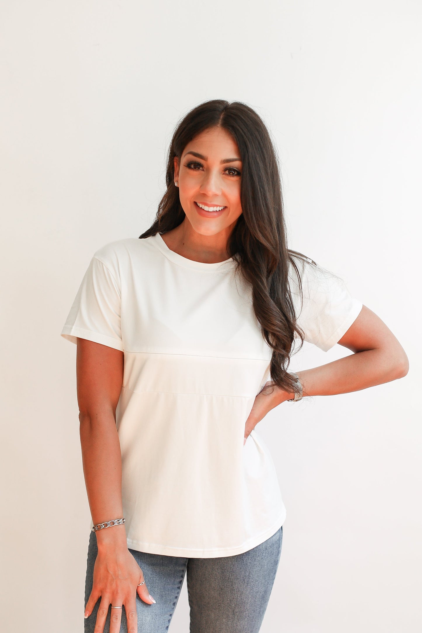 Movemama Full Zip Breastfeeding Tee