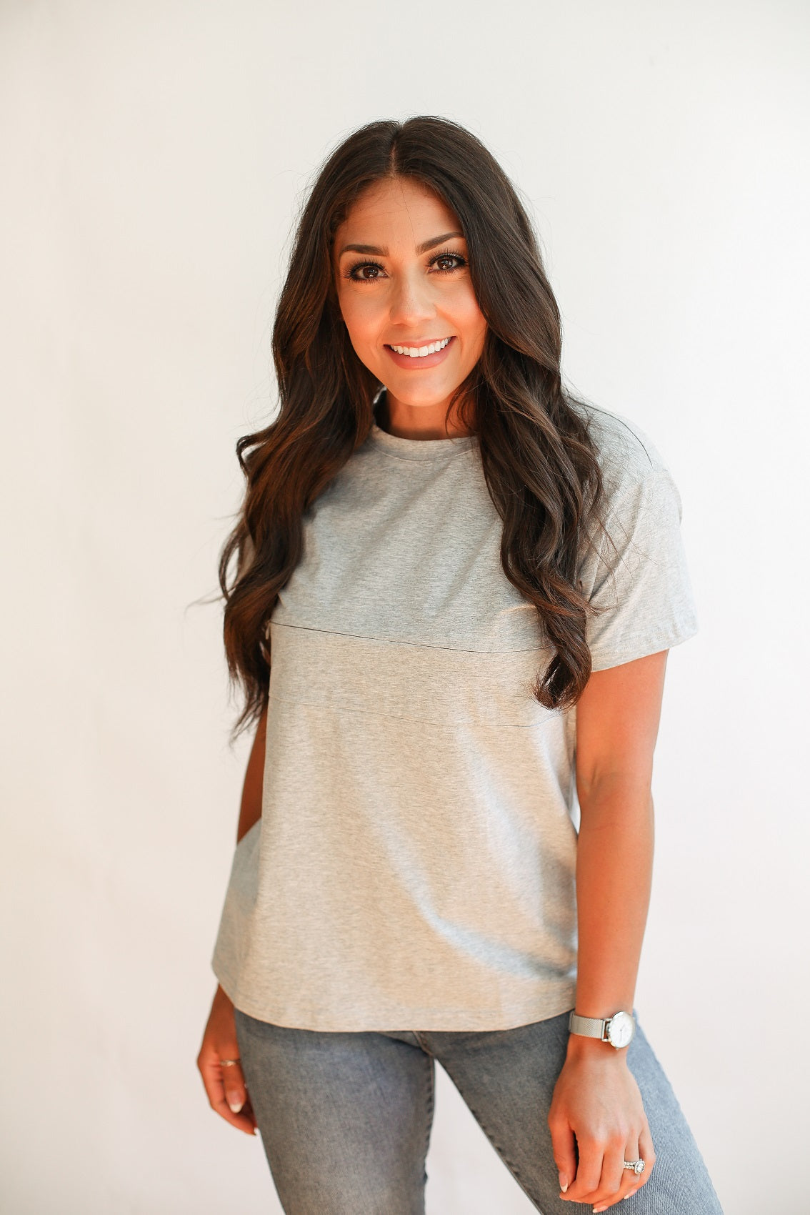 Movemama Full Zip Breastfeeding Tee