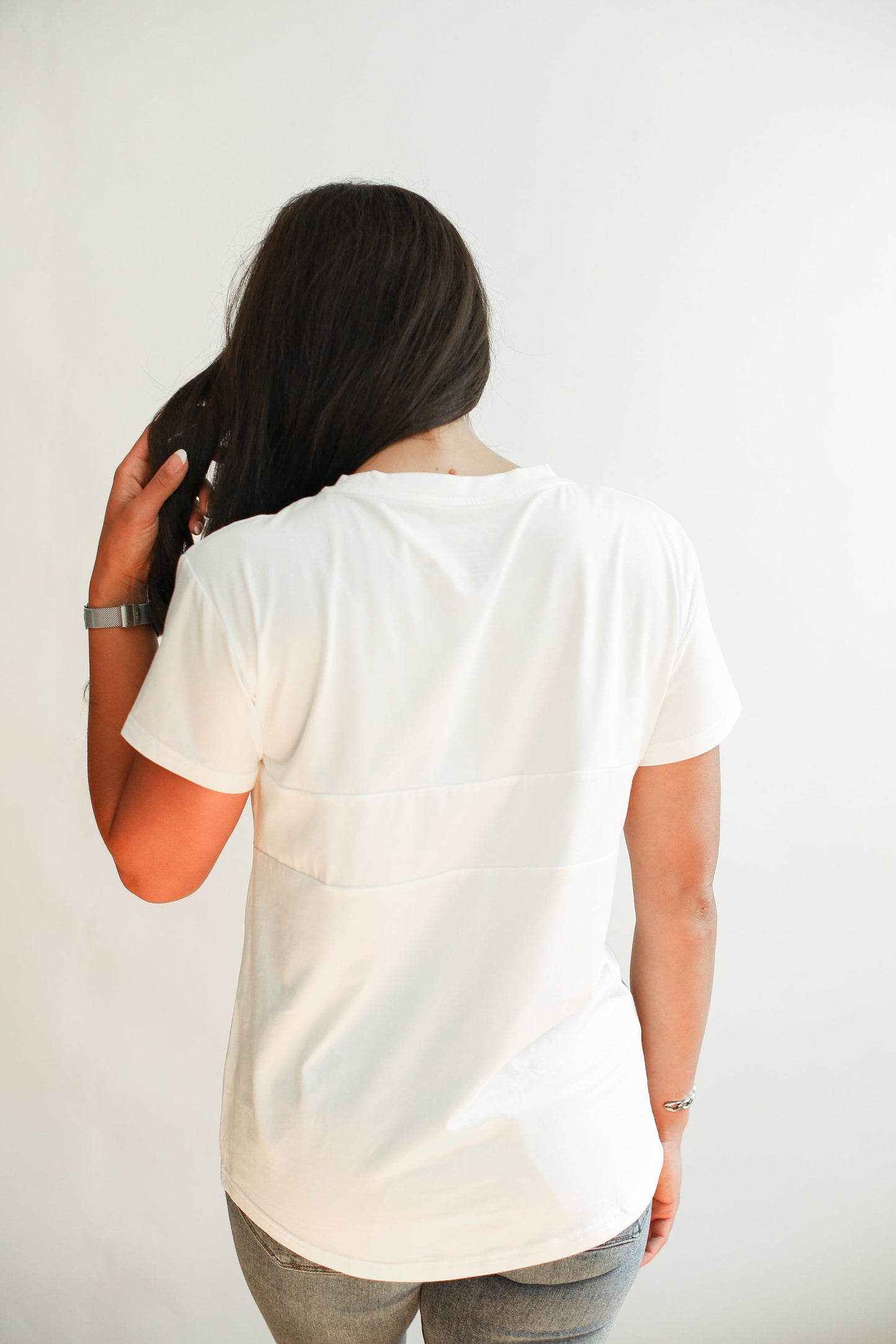 Movemama Full Zip Breastfeeding Tee