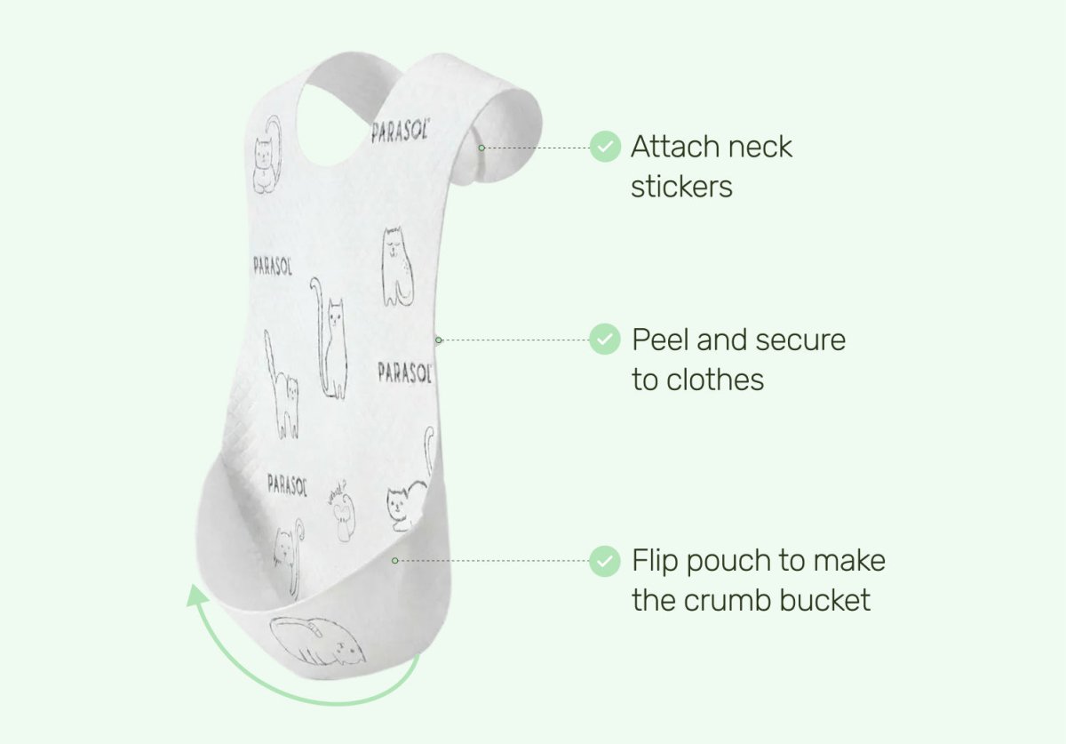 Parasol Co Disposable Bibs
