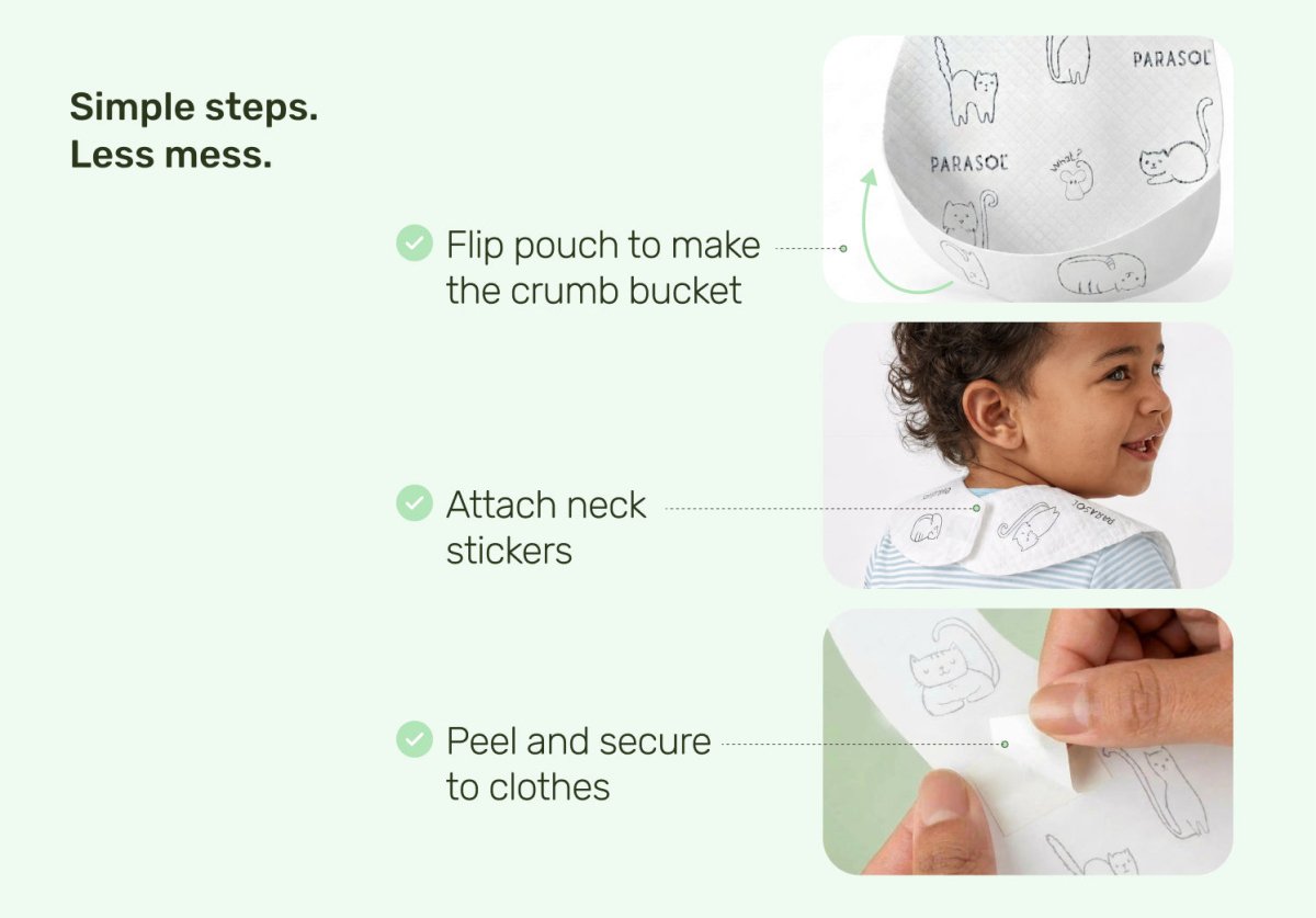 Parasol Co Disposable Bibs