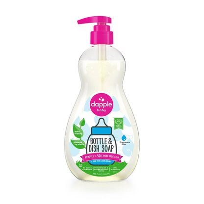Dapple Baby Bottle & Dish Soap-Fragrance Free 16.9 oz.