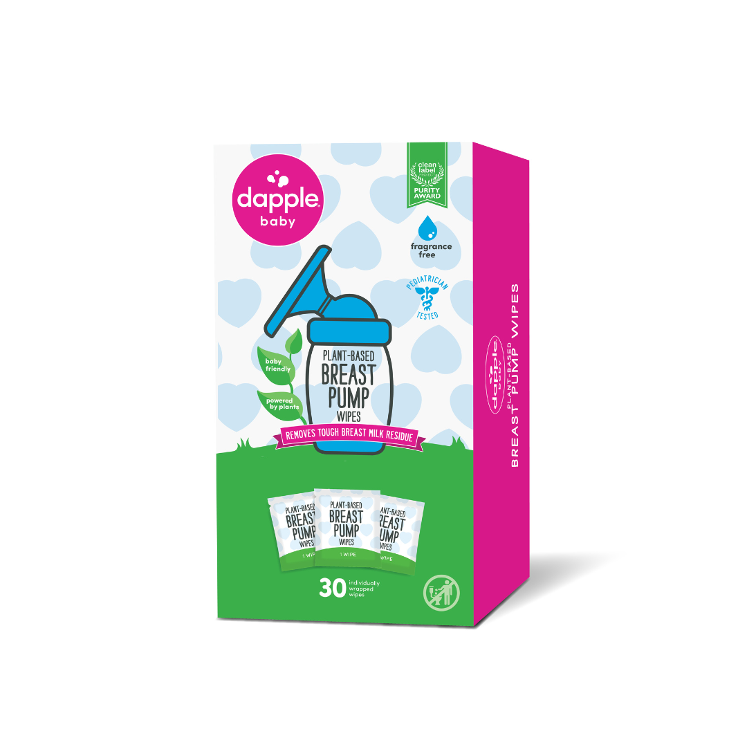 Dapple Baby Breast Pump Cleaner Wipes, Fragrance Free, 30ct