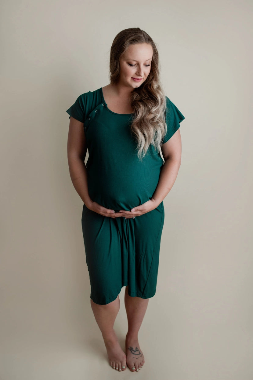 Maternity Mommy Labor and Delivery/ Nursing Gown