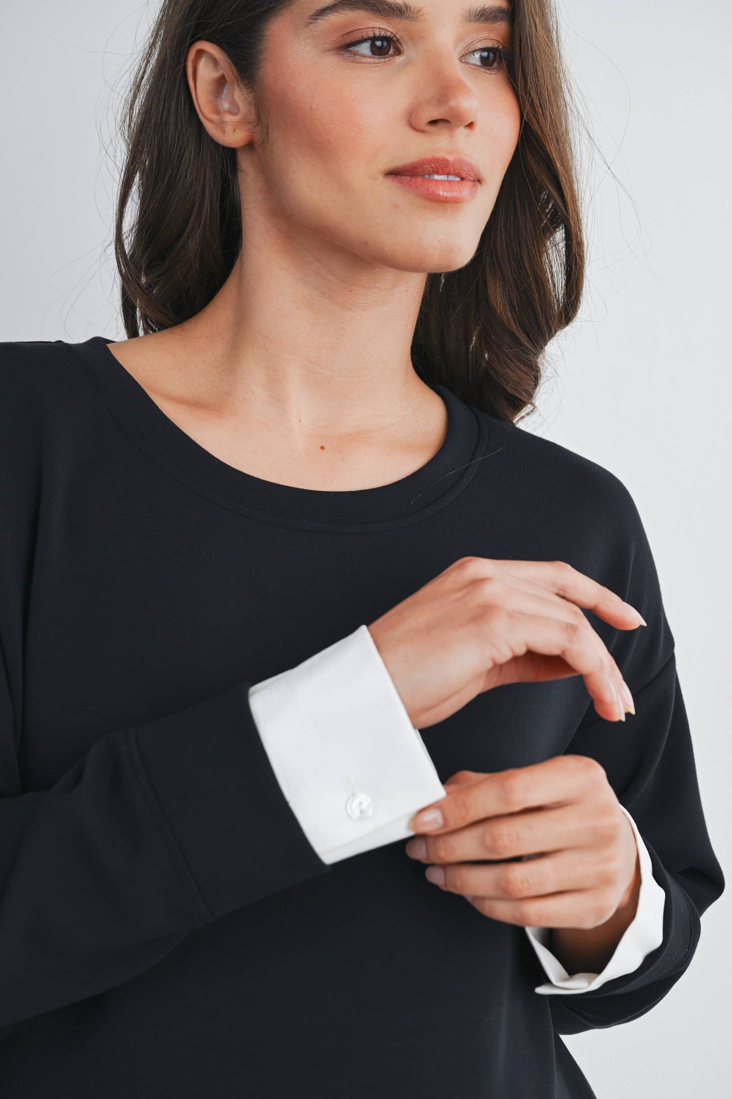 Maternity Twofer Pullover Top