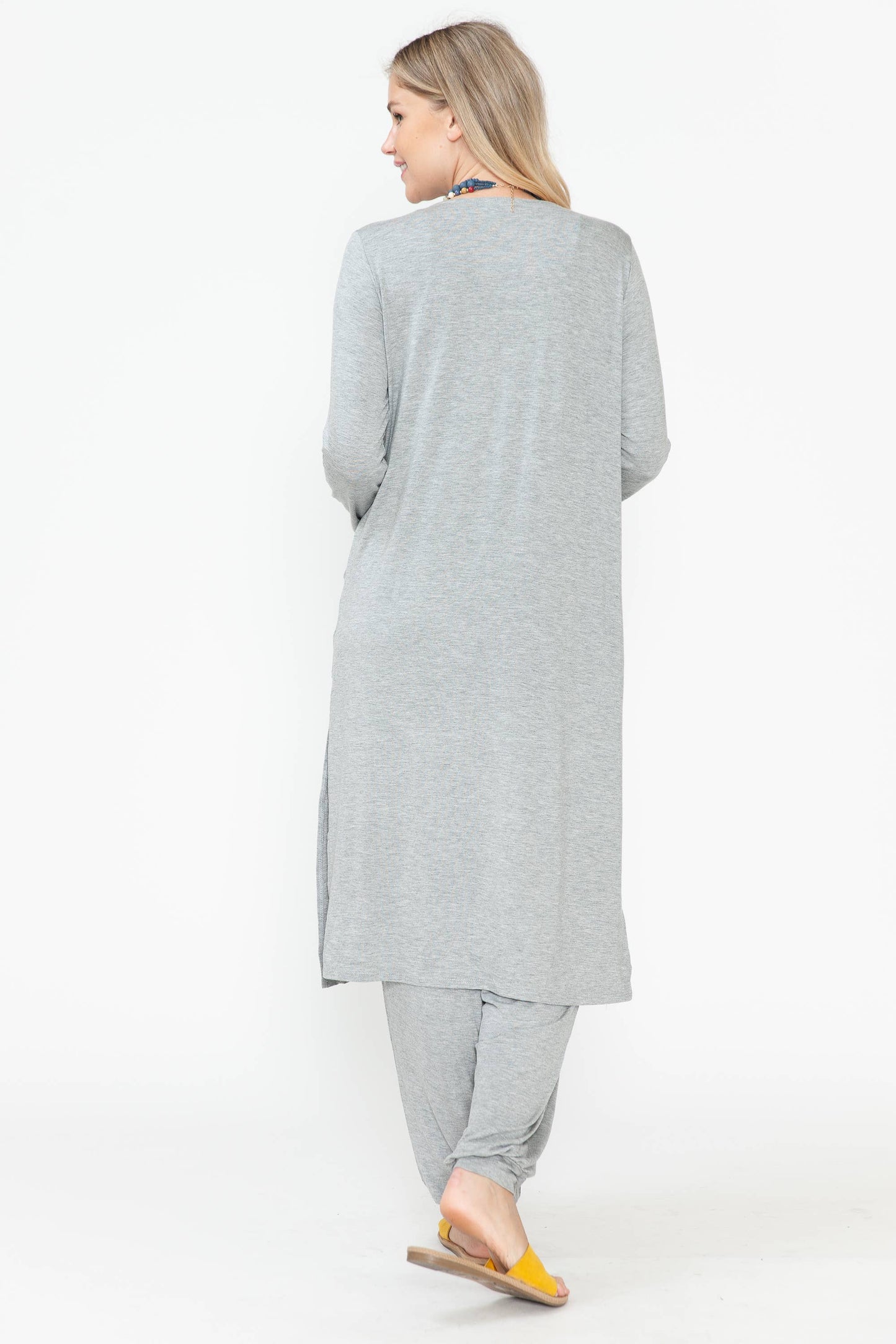 Maternity Jogger Pants Jumpsuit & Maxi Long Cardigan Sets