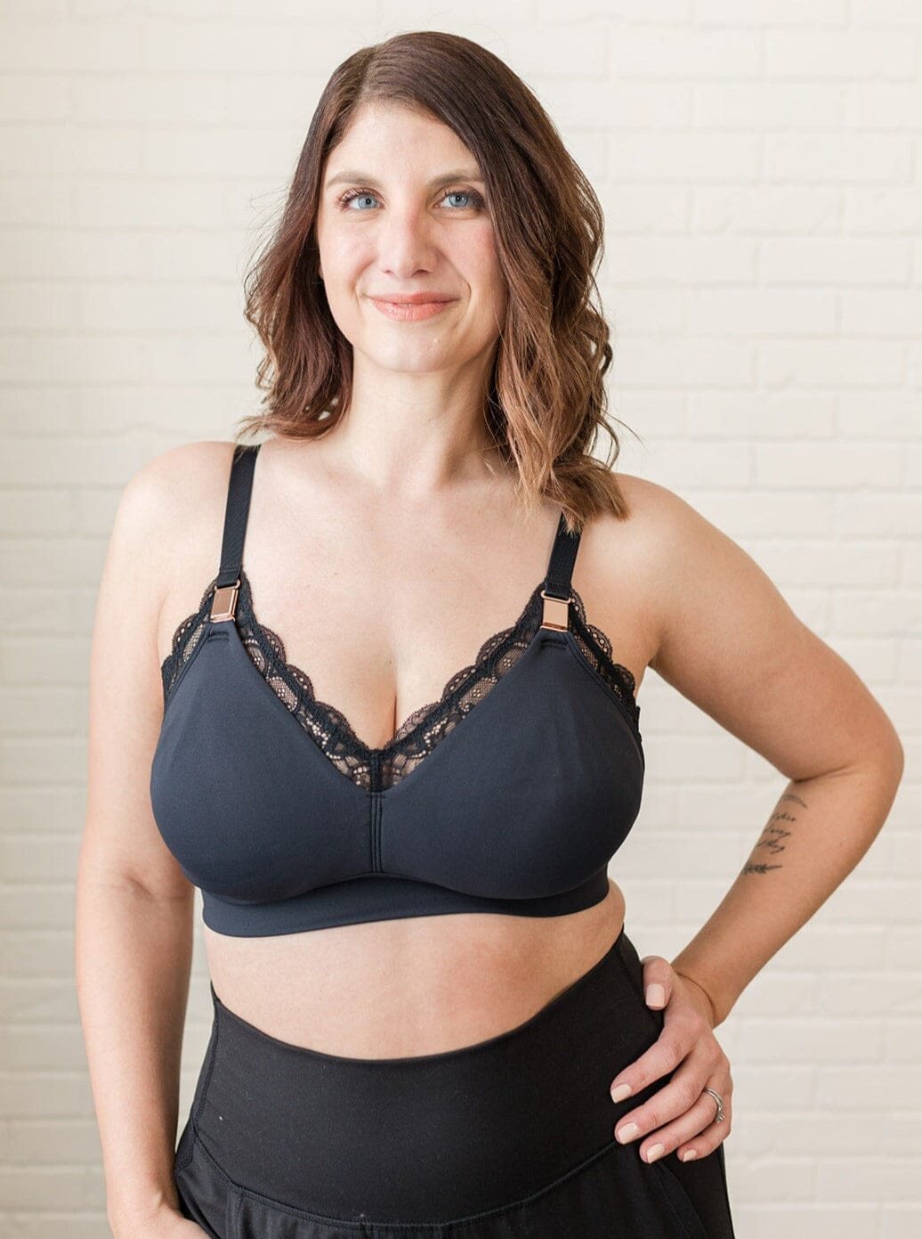 Davin & Adley Ella Maternity, Nursing & Pumping Bralette (Convertible Straps)